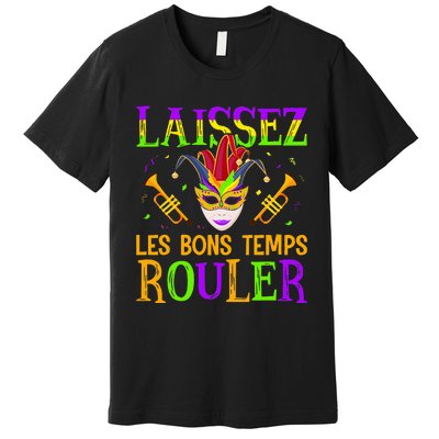 Mardi Gras Laissez Les Bons Temps Rouler Fat Tuesdays Premium T-Shirt