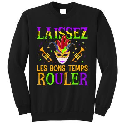 Mardi Gras Laissez Les Bons Temps Rouler Fat Tuesdays Tall Sweatshirt