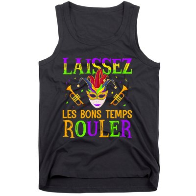 Mardi Gras Laissez Les Bons Temps Rouler Fat Tuesdays Tank Top