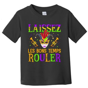 Mardi Gras Laissez Les Bons Temps Rouler Fat Tuesdays Toddler T-Shirt