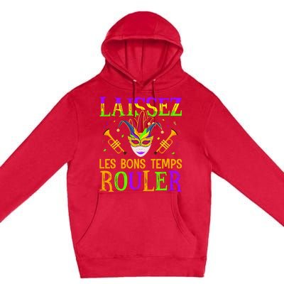 Mardi Gras Laissez Les Bons Temps Rouler Fat Tuesdays Premium Pullover Hoodie