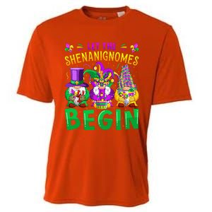 Mardi Gras Let The Shenanigans Begin Gnomes Cooling Performance Crew T-Shirt