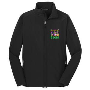 Mardi Gras Let The Shenanigans Begin Gnomes Core Soft Shell Jacket