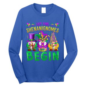 Mardi Gras Let The Shenanigans Begin Gnomes Long Sleeve Shirt