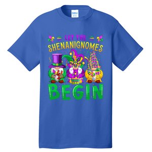 Mardi Gras Let The Shenanigans Begin Gnomes Tall T-Shirt