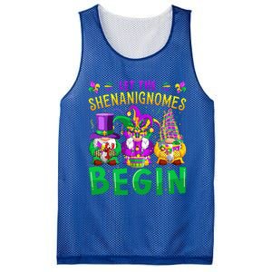 Mardi Gras Let The Shenanigans Begin Gnomes Mesh Reversible Basketball Jersey Tank