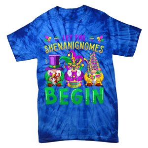 Mardi Gras Let The Shenanigans Begin Gnomes Tie-Dye T-Shirt