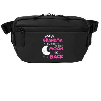 My Grandma Loves Me To The Moon And Back Crossbody Pack