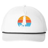 Michigan Great Lakes Lighthouse Beach Town Snapback Five-Panel Rope Hat