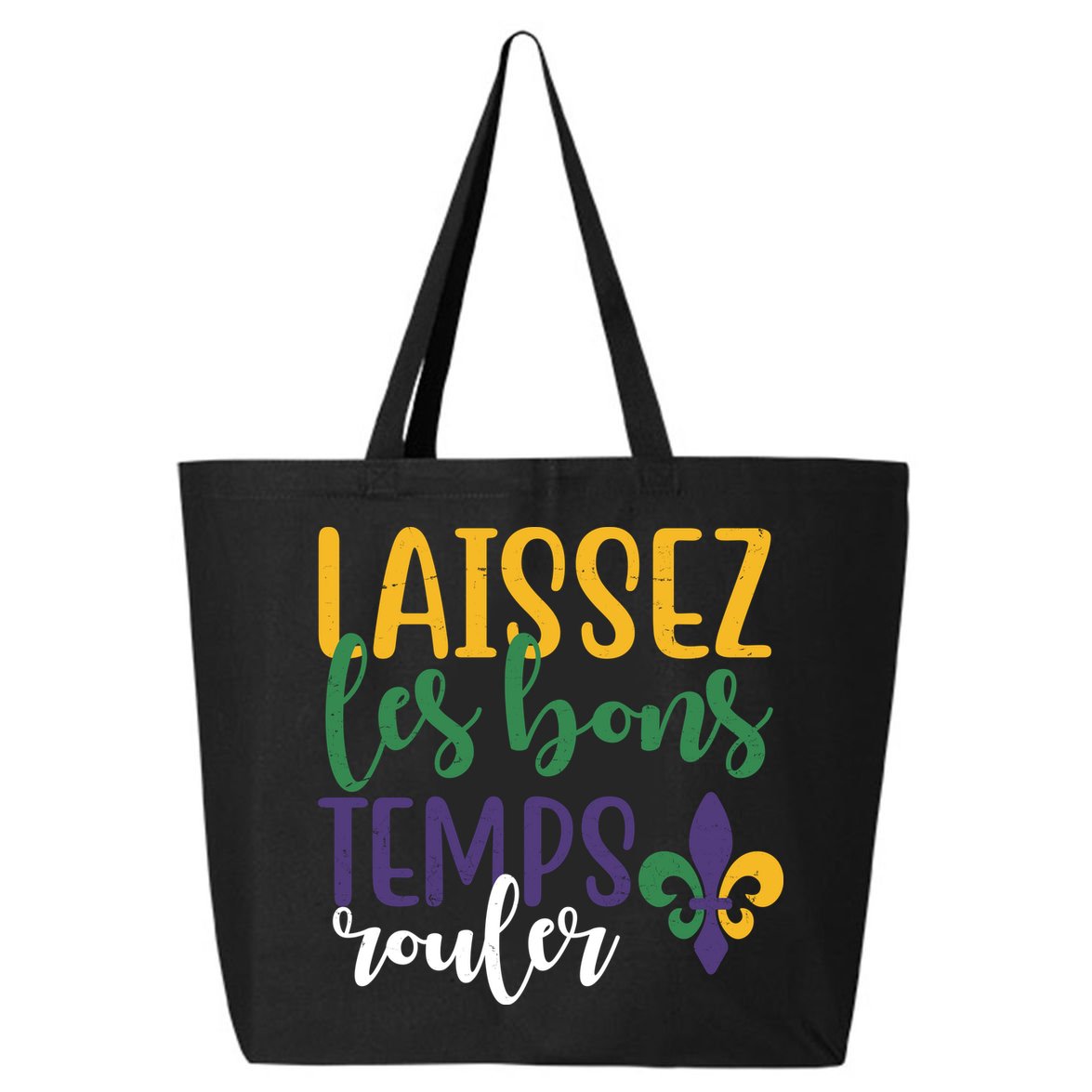 Mardi Gras Laissez Les Bons Temps Rouler 25L Jumbo Tote