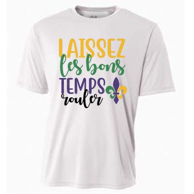 Mardi Gras Laissez Les Bons Temps Rouler Cooling Performance Crew T-Shirt