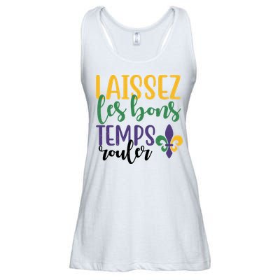Mardi Gras Laissez Les Bons Temps Rouler Ladies Essential Flowy Tank
