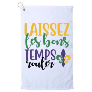 Mardi Gras Laissez Les Bons Temps Rouler Platinum Collection Golf Towel