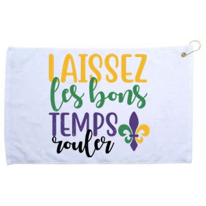 Mardi Gras Laissez Les Bons Temps Rouler Grommeted Golf Towel