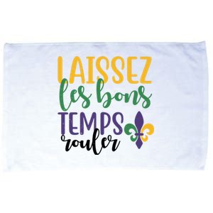 Mardi Gras Laissez Les Bons Temps Rouler Microfiber Hand Towel