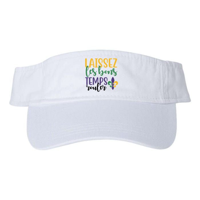 Mardi Gras Laissez Les Bons Temps Rouler Valucap Bio-Washed Visor