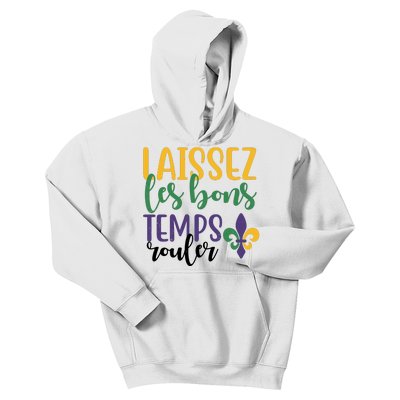 Mardi Gras Laissez Les Bons Temps Rouler Kids Hoodie