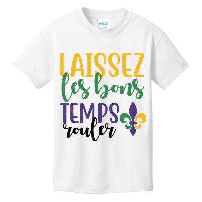 Mardi Gras Laissez Les Bons Temps Rouler Kids T-Shirt