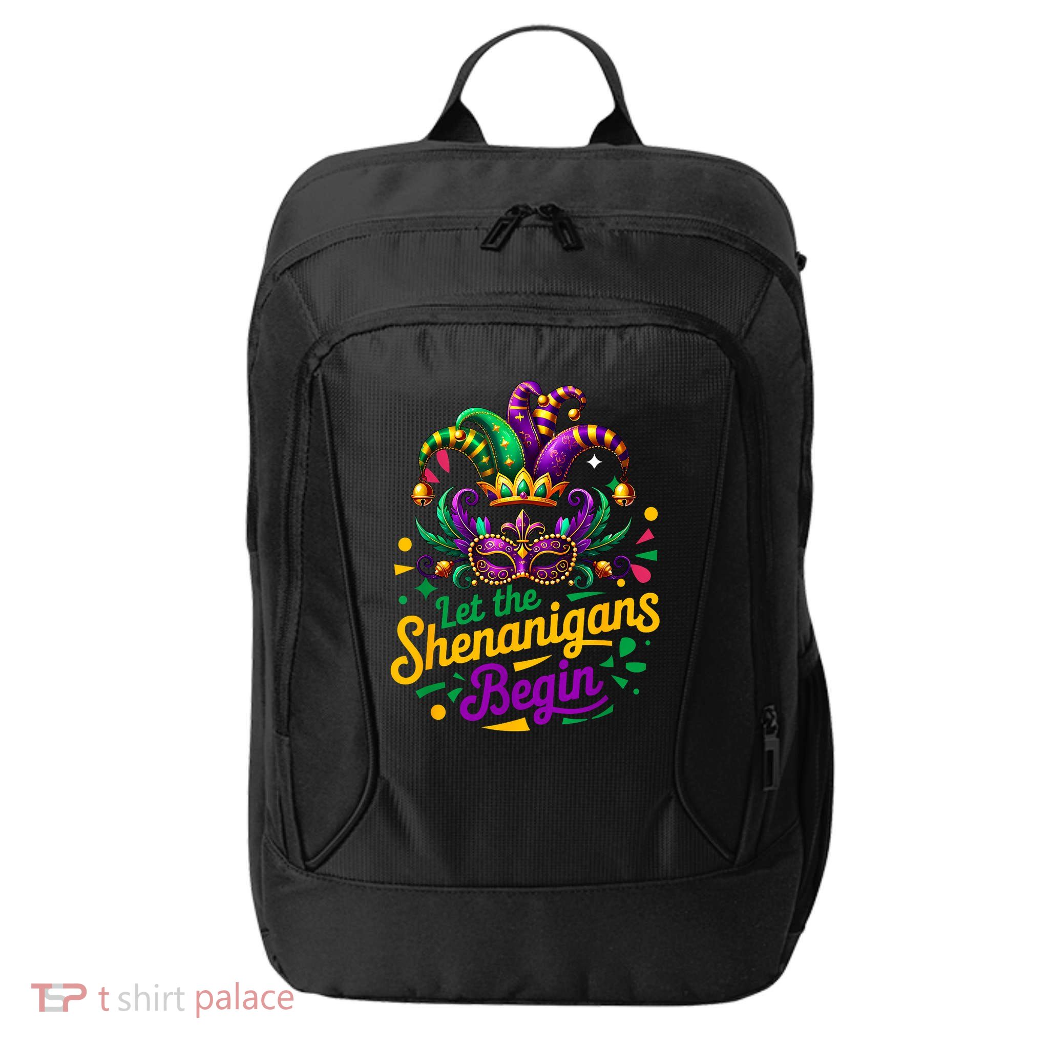 Mardi Gras Let The Shenanigans Begin Women City Backpack