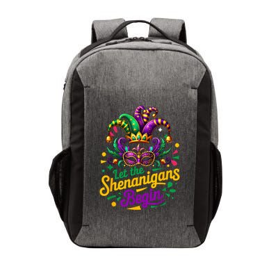 Mardi Gras Let The Shenanigans Begin Women Vector Backpack