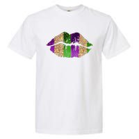 Mardi Gras Lips Celebration Garment-Dyed Heavyweight T-Shirt