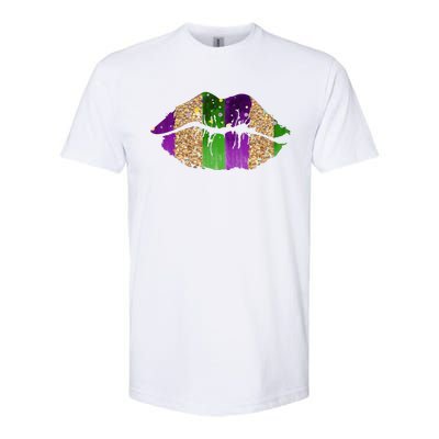 Mardi Gras Lips Celebration Softstyle® CVC T-Shirt