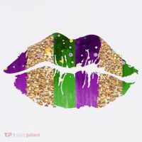 Mardi Gras Lips Celebration T-Shirt