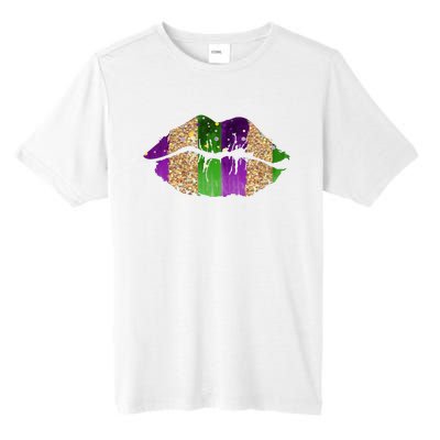 Mardi Gras Lips Celebration Tall Fusion ChromaSoft Performance T-Shirt