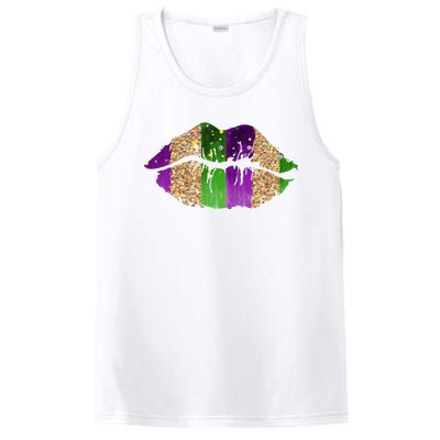 Mardi Gras Lips Celebration PosiCharge Competitor Tank