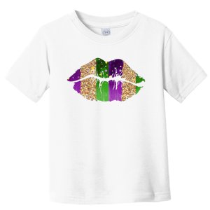 Mardi Gras Lips Celebration Toddler T-Shirt