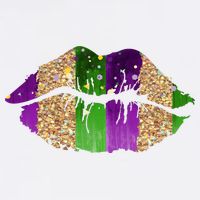 Mardi Gras Lips Celebration Toddler T-Shirt