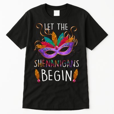 Mardi Gras Let The Shenanigans Begin Tall T-Shirt