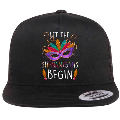 Mardi Gras Let The Shenanigans Begin Flatbill Hat