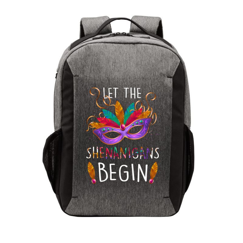 Mardi Gras Let The Shenanigans Begin Vector Backpack