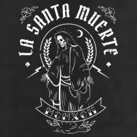 Mexican Grim La Santas Muertes 7 Panel Mesh Trucker Snapback Hat