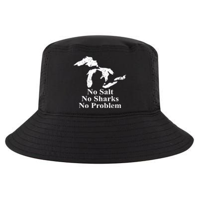 Michigan Great Lakes No Salt, No Sharks, No Problem Hoodie Cool Comfort Performance Bucket Hat