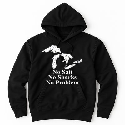 Michigan Great Lakes No Salt, No Sharks, No Problem Hoodie Hoodie