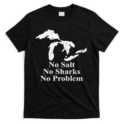 Michigan Great Lakes No Salt, No Sharks, No Problem Hoodie T-Shirt