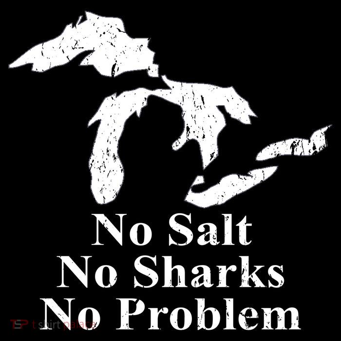 Michigan Great Lakes No Salt, No Sharks, No Problem Hoodie Impact Tech Backpack