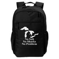 Michigan Great Lakes No Salt, No Sharks, No Problem Hoodie Backpack