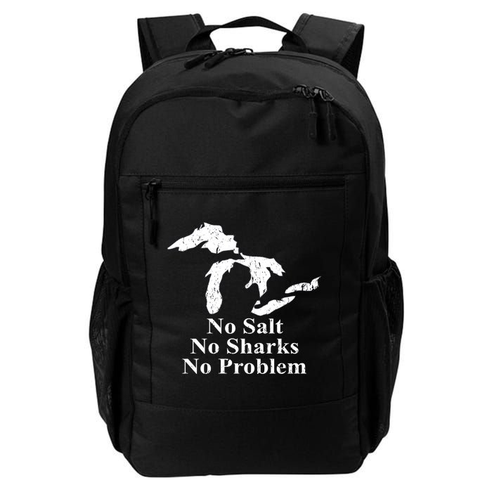 Michigan Great Lakes No Salt, No Sharks, No Problem Hoodie Backpack