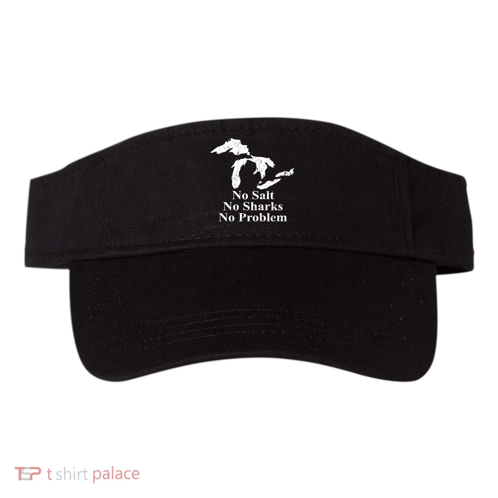 Michigan Great Lakes No Salt, No Sharks, No Problem Hoodie Visor