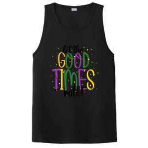 Mardi Gras Let Good Times Roll Funny Party Gift PosiCharge Competitor Tank