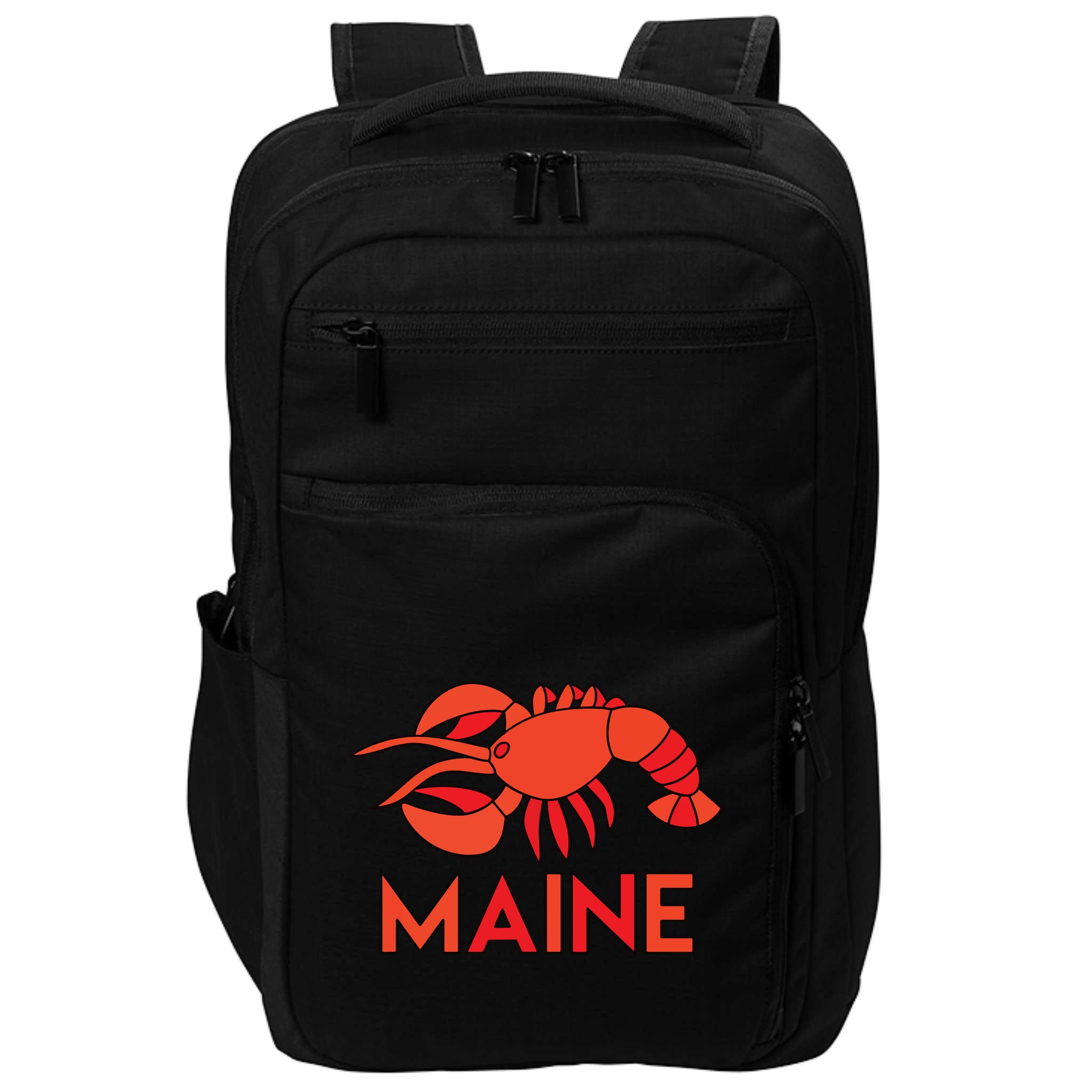 Maine Gift Lobster Stained Glass Lobster Impact Tech Backpack