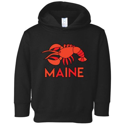 Maine Gift Lobster Stained Glass Lobster Toddler Hoodie
