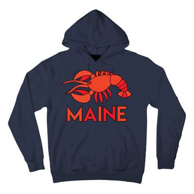 Maine Gift Lobster Stained Glass Lobster Tall Hoodie