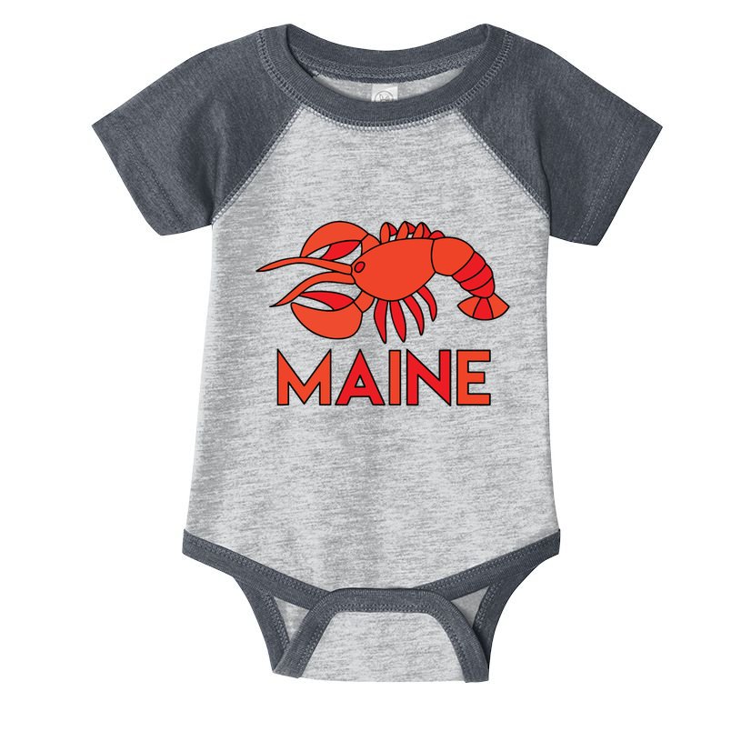 Maine Gift Lobster Stained Glass Lobster Infant Baby Jersey Bodysuit