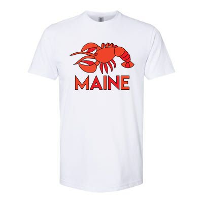 Maine Gift Lobster Stained Glass Lobster Softstyle CVC T-Shirt