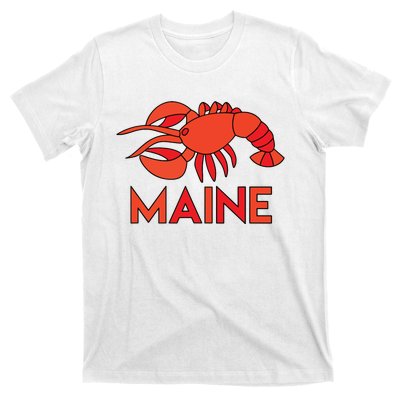 Maine Gift Lobster Stained Glass Lobster T-Shirt