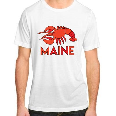 Maine Gift Lobster Stained Glass Lobster Adult ChromaSoft Performance T-Shirt